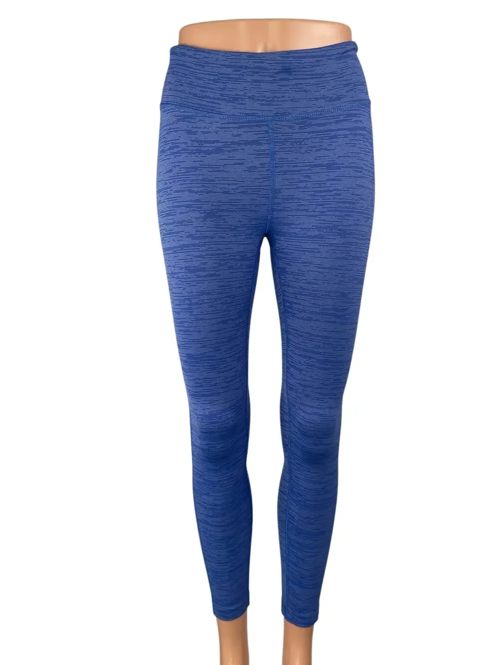 Outdoor Voices Womens Blue Mid Rise Activewear Sports Leggings Trouser Pants S